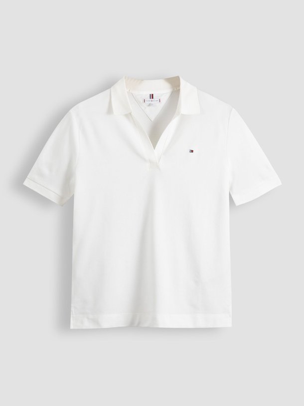Ontdek de Lyocell/katoenmix T-shirt van Tommy Hilfiger in de kleur wit bij Orangebag. Op werkdagen voor 21:45 besteld, morgen in huis.