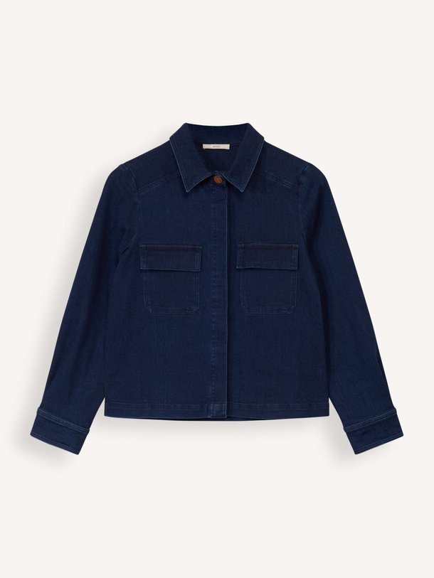 Ontdek de Guggen denim jack van Sessun in de kleur donkerblauw bij Orangebag. Op werkdagen voor 21:45 besteld, morgen in huis.