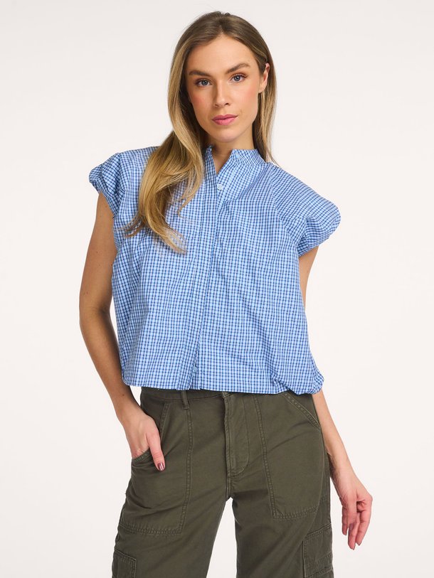 Ontdek de Kells viscosemix geruite blouse van Johny in de kleur Blauw bij Orangebag. Op werkdagen voor 21:45 besteld, morgen in huis.