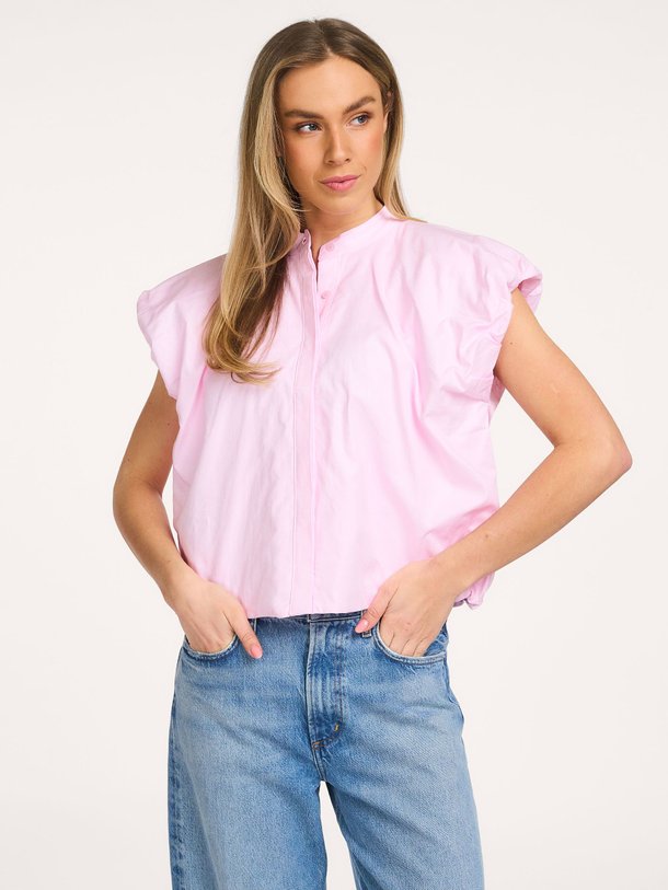 Ontdek de Kells katoenen blouse van Johny in de kleur Roze bij Orangebag. Op werkdagen voor 21:45 besteld, morgen in huis.