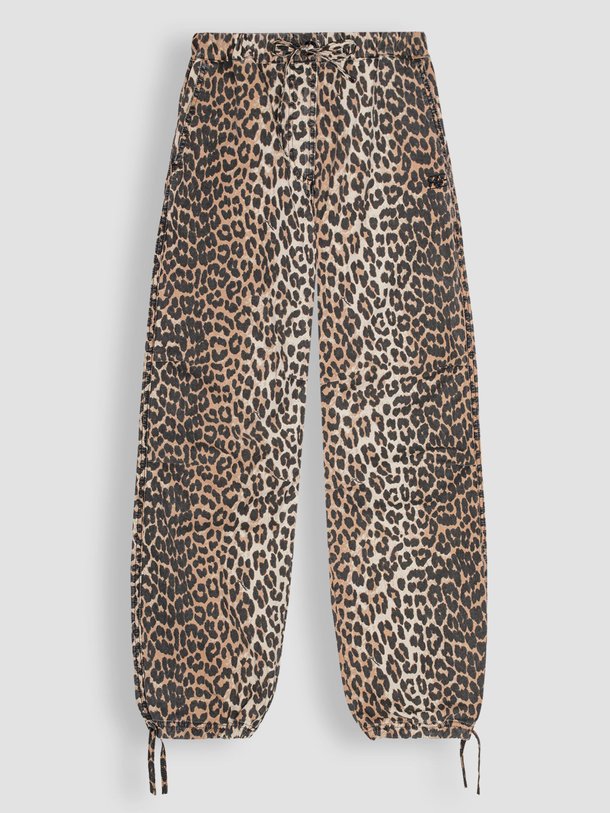 Ontdek de Organic cotton broek met print van Ganni in de kleur bruin bij Orangebag. Op werkdagen voor 21:45 besteld, morgen in huis.