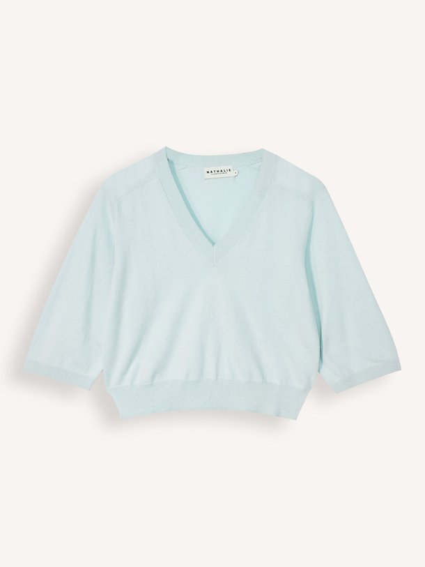 Ontdek de Hamina katoenmix trui van Nathalie Vleeschouwer in de kleur Lichtblauw bij Orangebag. Op werkdagen voor 21:45 besteld, morgen in huis.