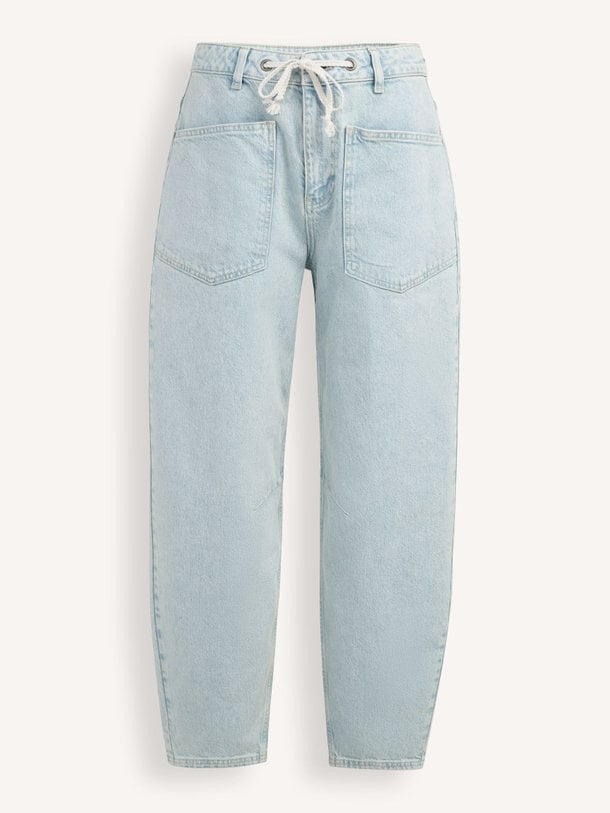 Ontdek de High waist barrel fit stretch jeans van Yaya in de kleur Lichtblauw bij Orangebag. Op werkdagen voor 21:45 besteld, morgen in huis.
