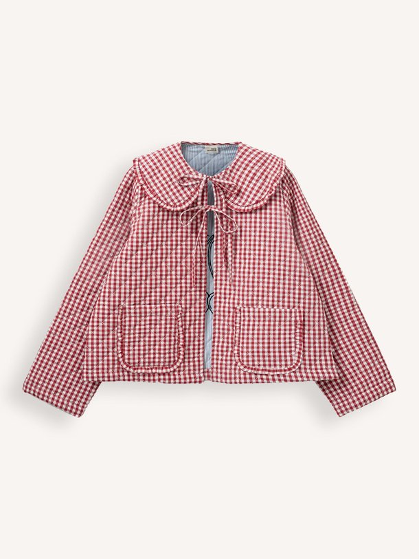 Ontdek de Svana katoenen geruit jasje van Sofie Schnoor in de kleur rood bij Orangebag. Op werkdagen voor 21:45 besteld, morgen in huis.