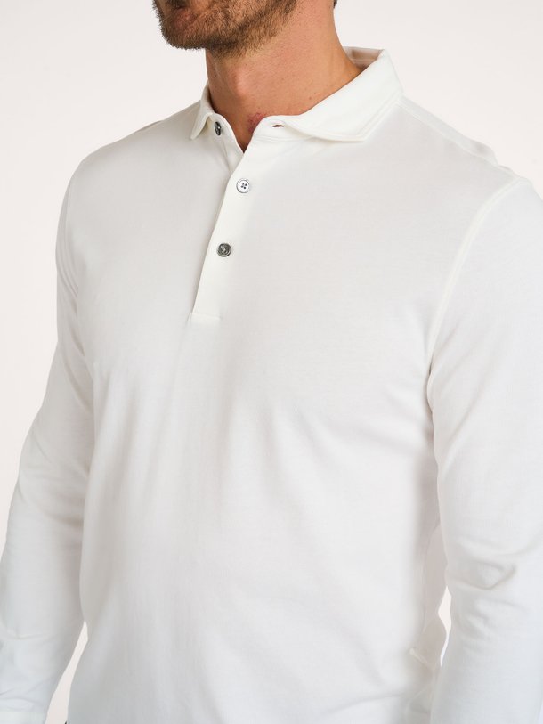 Ontdek de katoenen polo van Profuomo in de kleur off-white bij Orangebag. Op werkdagen voor 21:45 besteld, morgen in huis.