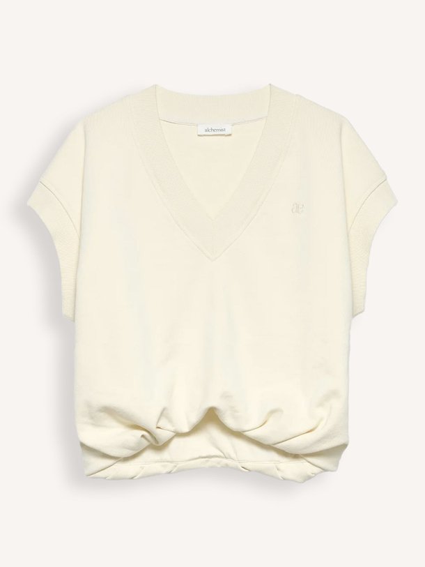 Ontdek de Ola organic cotton top van Alchemist in de kleur Lichtgeel bij Orangebag. Op werkdagen voor 21:45 besteld, morgen in huis.
