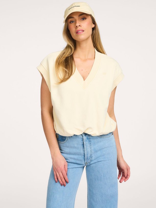 Ontdek de Ola organic cotton top van Alchemist in de kleur Lichtgeel bij Orangebag. Op werkdagen voor 21:45 besteld, morgen in huis.