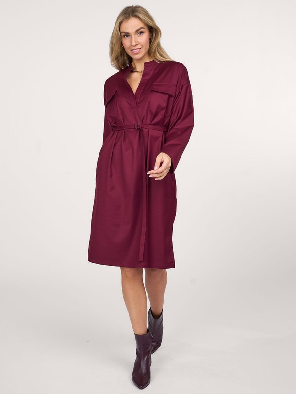 Ontdek de Esmeralda viscosemix jurk van Nathalie Vleeschouwer in de kleur bordeauxrood bij Orangebag. Op werkdagen voor 21:45 besteld, morgen in huis.