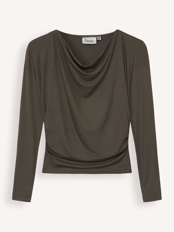 Ontdek de Vista modalmix top van My Essential Wardrobe in de kleur donkergroen bij Orangebag. Op werkdagen voor 21:45 besteld, morgen in huis.