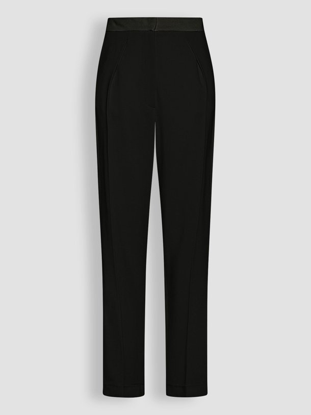 Ontdek de Viscosemix pantalon van forte_forte in de kleur zwart bij Orangebag. Op werkdagen voor 21:45 besteld, morgen in huis.