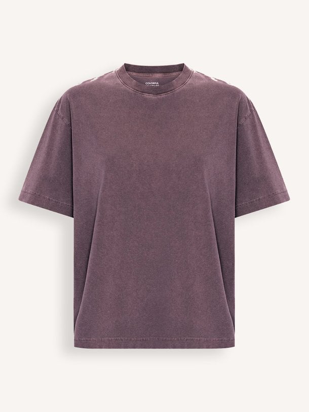 Colorful Standard Organic cotton oversized T-shirt - Paars Ontdek de Organic cotton oversized T-shirt van Colorful Standard in de kleur Paars bij Orangebag. Op werkdagen voor 21:45 besteld, morgen in huis.