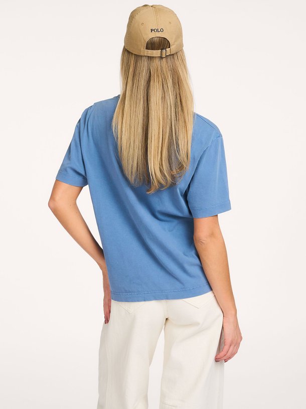 Ontdek de Organic cotton oversized T-shirt van Colorful Standard in de kleur Blauw bij Orangebag. Op werkdagen voor 21:45 besteld, morgen in huis.
