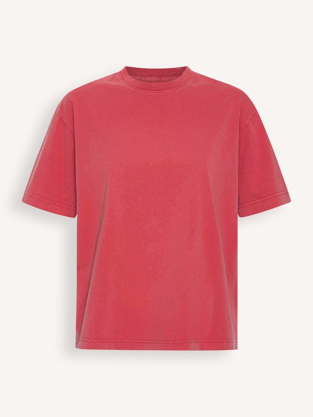 Colorful Standard Organic cotton oversized T-shirt - Rood Ontdek de Organic cotton oversized T-shirt van Colorful Standard in de kleur Rood bij Orangebag. Op werkdagen voor 21:45 besteld, morgen in huis.