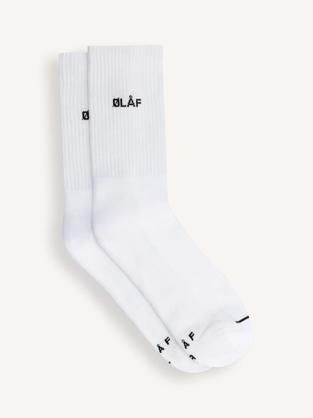 Ontdek de Katoenmix logo sokken van OLAF in de kleur wit bij Orangebag. Op werkdagen voor 21:45 besteld, morgen in huis.