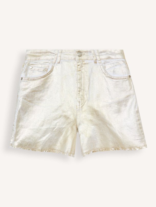 Ontdek de X Quinty High waist metallic short van Summum in de kleur goudkleur bij Orangebag. Op werkdagen voor 21:45 besteld, morgen in huis.