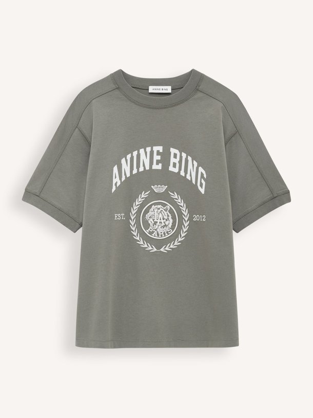 Ontdek de Jaylin, katoenen T-shirt met print van Anine Bing bij Orangebag. Op werkdagen voor 21:45 besteld, morgen in huis.