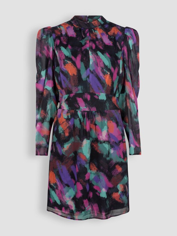 Ontdek de Edly viscose jurk met print van Dante 6 in de kleur paars bij Orangebag. Op werkdagen voor 21:45 besteld, morgen in huis.