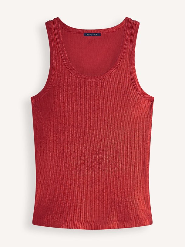 Ontdek de Katoenmix tanktop van Summum in de kleur Rood bij Orangebag. Op werkdagen voor 21:45 besteld, morgen in huis.