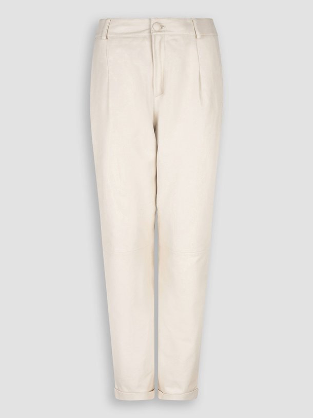 Dante 6 Uptown - Lederen High Waist Relaxed Fit Broek - Crème Ontdek de Uptown lederen high waist relaxed fit broek van Dante 6 in de kleur crème bij Orangebag. Op werkdagen voor 21:45 besteld, morgen in huis.