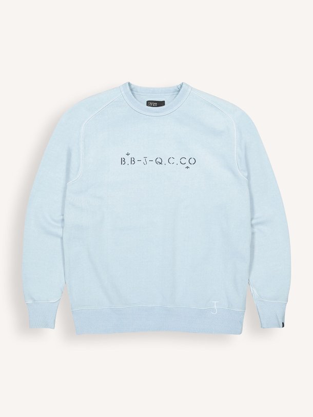 Ontdek de Katoenen sweater van Butcher of Blue in de kleur Lichtblauw bij Orangebag. Op werkdagen voor 21:45 besteld, morgen in huis.