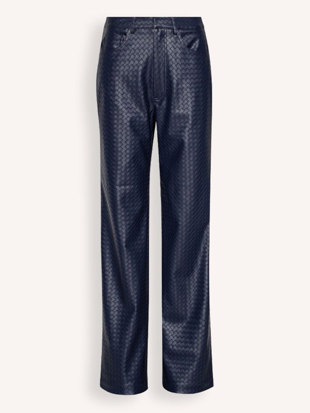 Rotate Birger Christensen Geweven Broek Met Structuur - Donkerblauw Ontdek de Geweven broek met structuur van Rotate Birger Christensen in de kleur donkerblauw bij Orangebag. Op werkdagen voor 21:45 besteld, morgen in huis.
