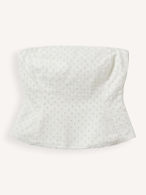 Ontdek de Ava katoenen strapless top van Sofie Schnoor in de kleur Off-white bij Orangebag. Op werkdagen voor 21:45 besteld, morgen in huis.