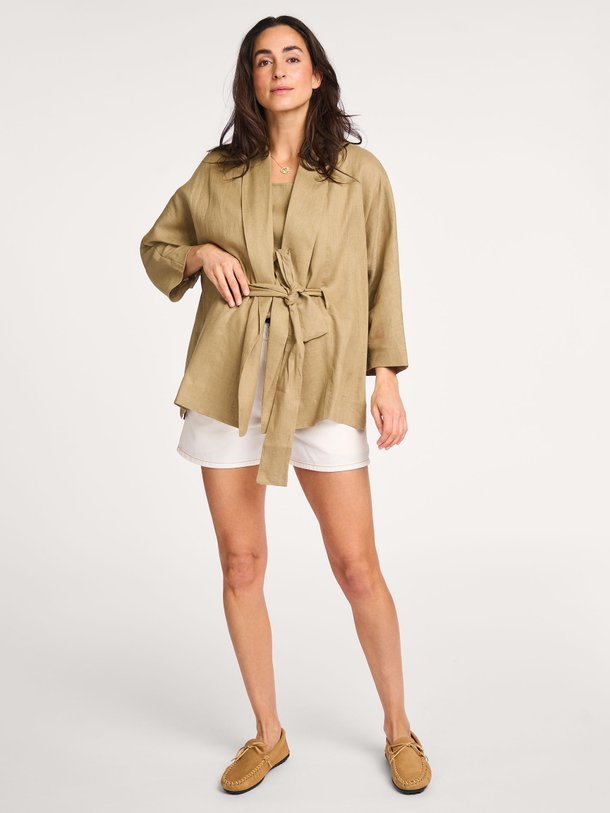 Ontdek de Linnen blazer van Semicouture in de kleur kaki bij Orangebag. Op werkdagen voor 21:45 besteld, morgen in huis.