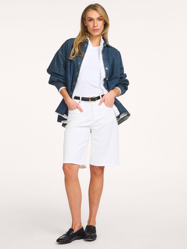 Ontdek de Jenica mid waist denim short van Closed in de kleur Wit bij Orangebag. Op werkdagen voor 21:45 besteld, morgen in huis.