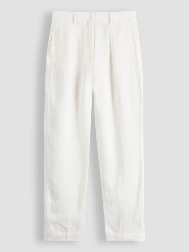 Ontdek de Linnen pantalon van forte_forte in de kleur off-white bij Orangebag. Op werkdagen voor 21:45 besteld, morgen in huis.