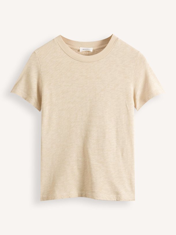 Ontdek de Sonoma katoenen slub T-shirt van American Vintage in de kleur zand bij Orangebag. Op werkdagen voor 21:45 besteld, morgen in huis.