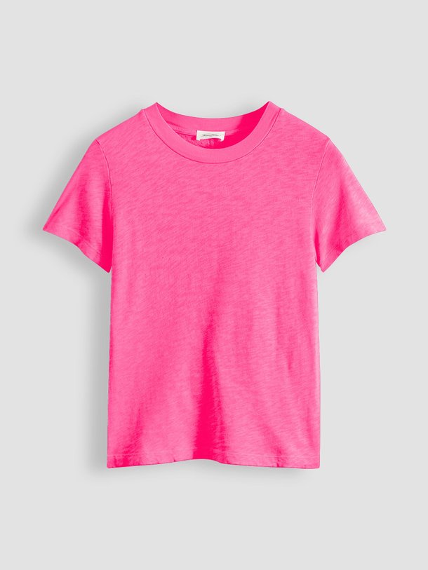 Ontdek de Sonoma katoenen slub T-shirt van American Vintage in de kleur roze bij Orangebag. Op werkdagen voor 21:45 besteld, morgen in huis.