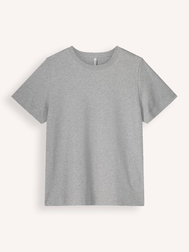Ontdek de Lyon katoenen gemêleerd T-shirt van Summum in de kleur lichtgrijs bij Orangebag. Op werkdagen voor 21:45 besteld, morgen in huis.