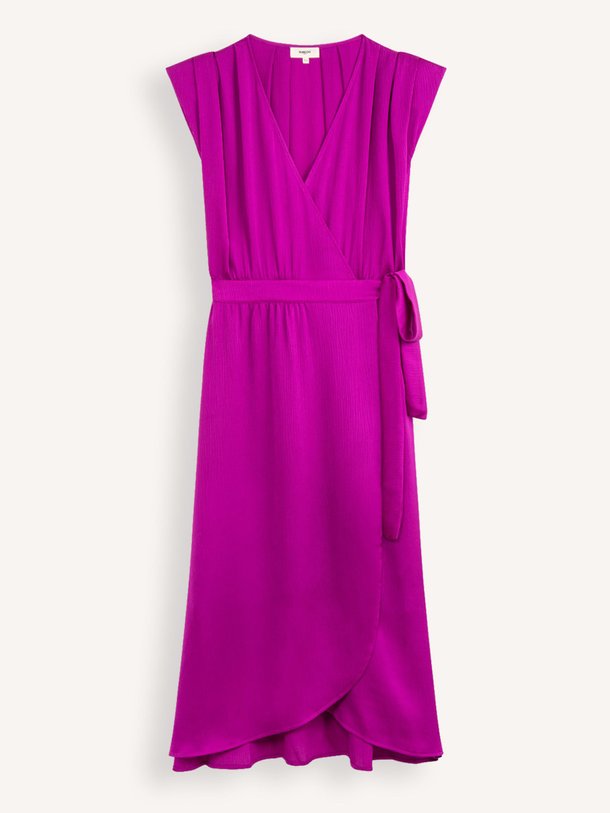 Ontdek de Cesaria geweven overslag jurk van Suncoo in de kleur fuchsia bij Orangebag. Op werkdagen voor 21:45 besteld, morgen in huis.