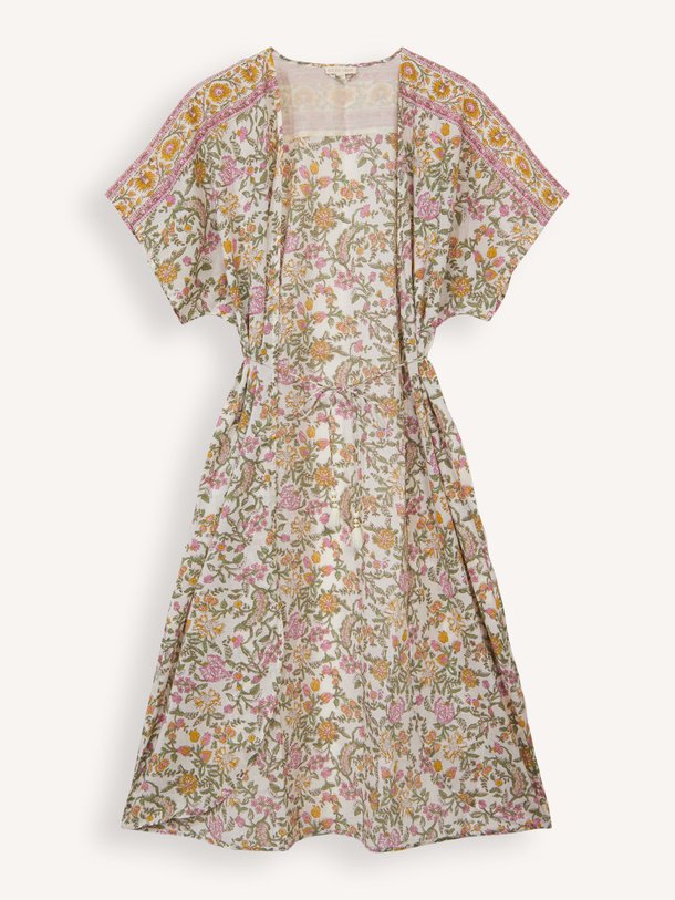 Ontdek de Chill organic cotton kimono met print van Louise Misha in de kleur crème bij Orangebag. Op werkdagen voor 21:45 besteld, morgen in huis.