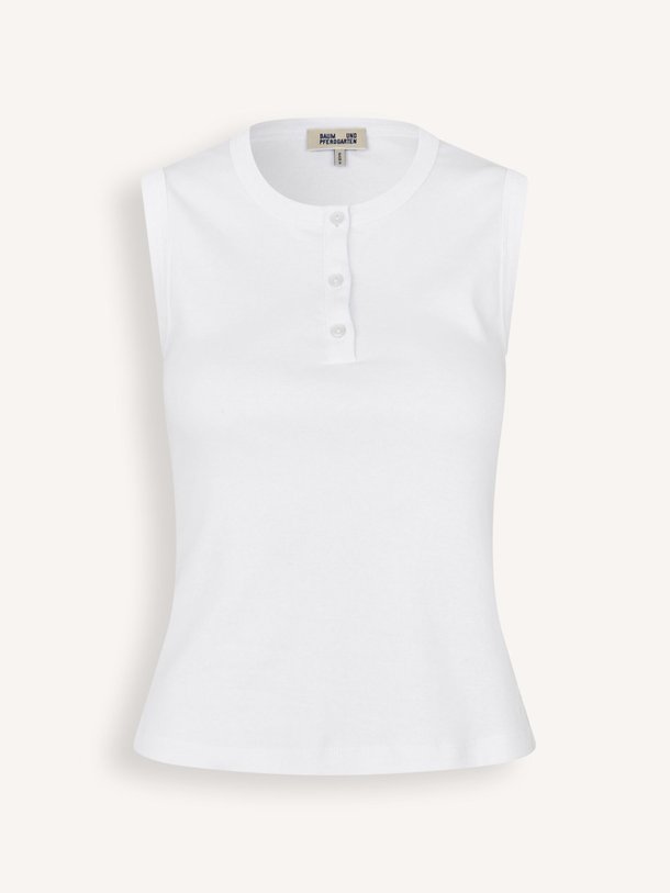 Ontdek de Jony organic cotton tanktop van Baum und Pferdgarten in de kleur Wit bij Orangebag. Op werkdagen voor 21:45 besteld, morgen in huis.