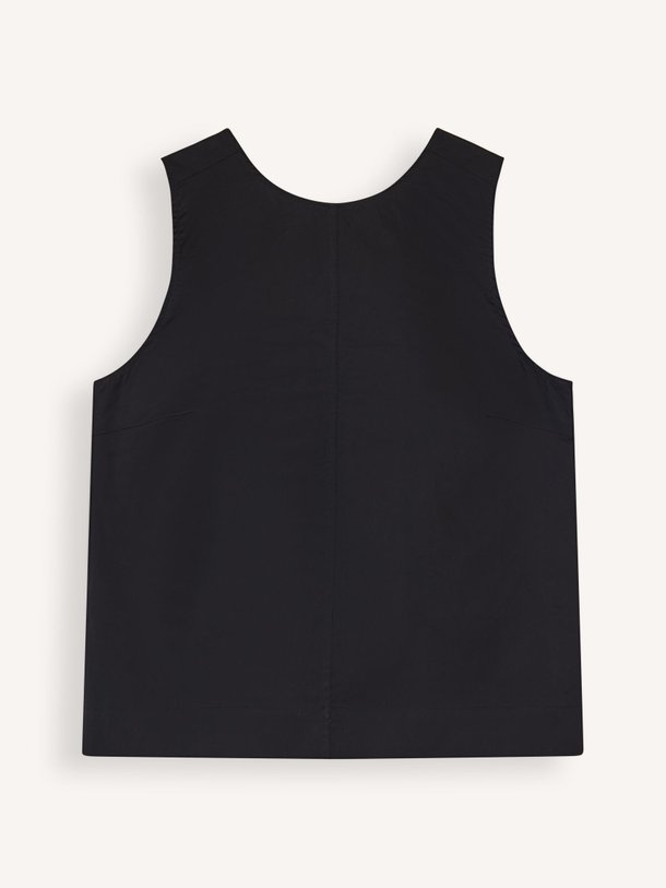 Ontdek de Sanna katoenen poplin top van Co'Couture in de kleur zwart bij Orangebag. Op werkdagen voor 21:45 besteld, morgen in huis.
