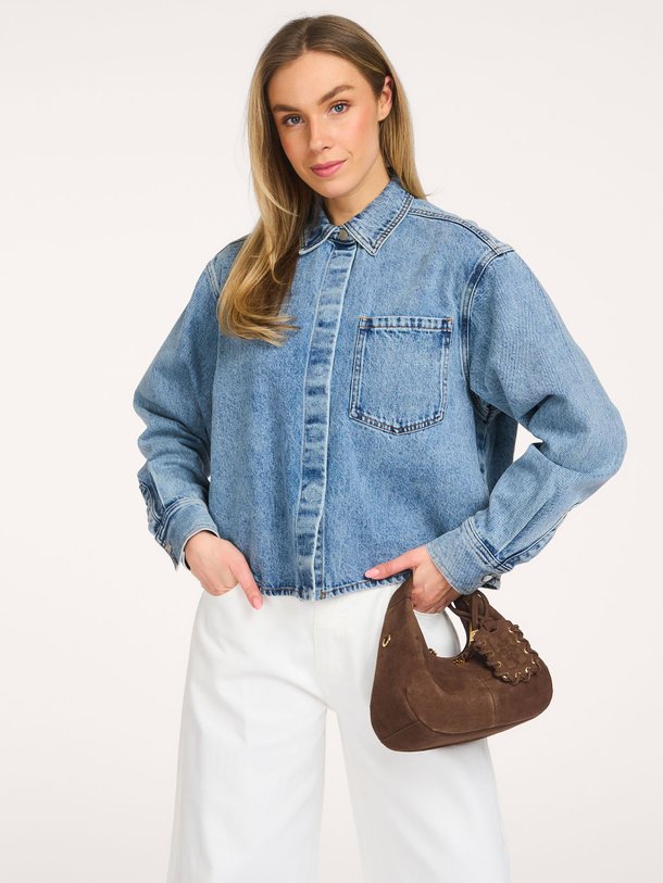 Ontdek de Nash denim overshirt van Sofie Schnoor in de kleur Blauw bij Orangebag. Op werkdagen voor 21:45 besteld, morgen in huis.