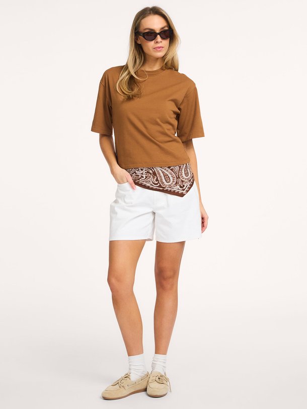Modstrom Tampa organic cotton T-shirt - Bruin Ontdek de Tampa organic cotton T-shirt van Modstrom in de kleur Bruin bij Orangebag. Op werkdagen voor 21:45 besteld, morgen in huis.