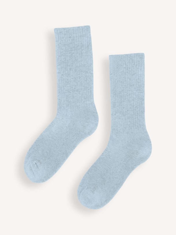 Ontdek de Katoenmix gemêleerde sokken van Colorful Standard in de kleur lichtblauw bij Orangebag. Op werkdagen voor 21:45 besteld, morgen in huis.