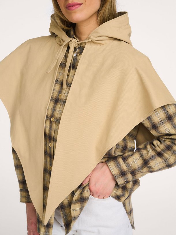 Ontdek de Ieber katoenen sjaal met capuchon van Ruby Tuesday in de kleur Zand bij Orangebag. Op werkdagen voor 21:45 besteld, morgen in huis.