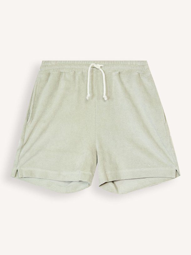 Ontdek de Terry organic cotton badstof short van Knit-ted in de kleur Groen bij Orangebag. Op werkdagen voor 21:45 besteld, morgen in huis.
