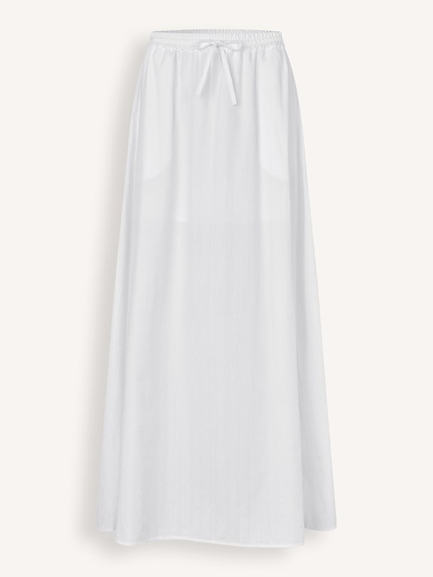 Ontdek de Satina organic cotton rok van Samsoe Samsoe in de kleur Wit bij Orangebag. Op werkdagen voor 21:45 besteld, morgen in huis.