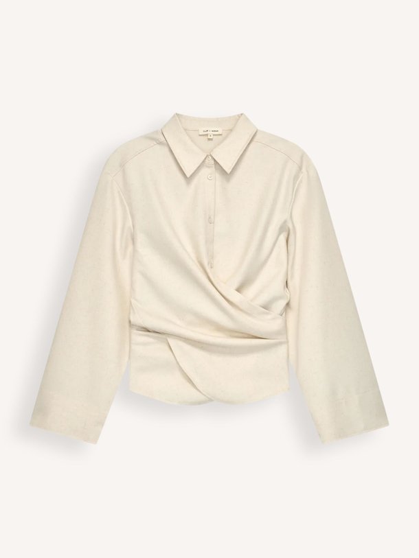 Ontdek de Zuri, katoenmix blouse van Club L`avenir bij Orangebag. Op werkdagen voor 21:45 besteld, morgen in huis.