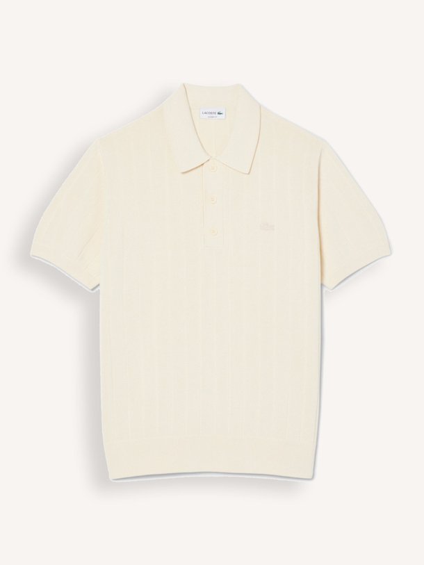 Ontdek de Viscose/katoenmix polo van Lacoste in de kleur Naturel bij Orangebag. Op werkdagen voor 21:45 besteld, morgen in huis.
