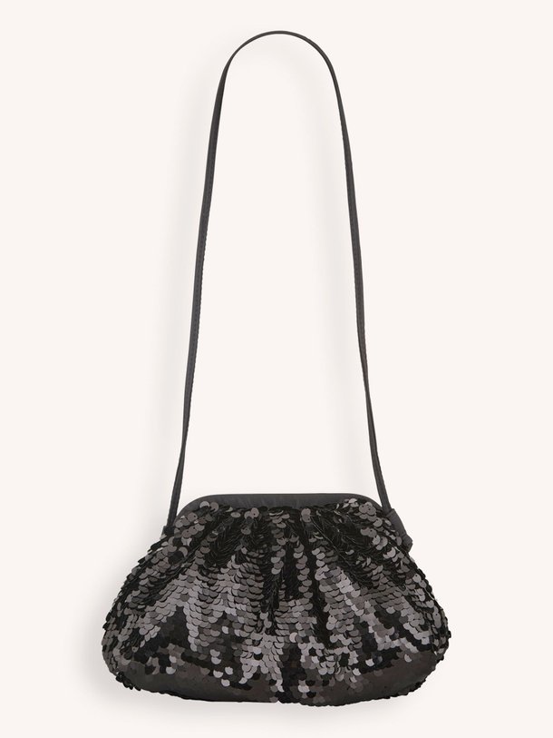 Ontdek de Fairy geweven crossbody tas met pailletten van Becksondergaard in de kleur Zwart bij Orangebag. Op werkdagen voor 21:45 besteld, morgen in huis.
