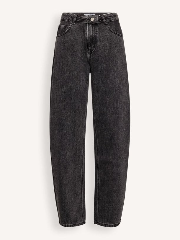 Ontdek de High waist barrel fit jeans van Haute L'Amitié in de kleur Zwart bij Orangebag. Op werkdagen voor 21:45 besteld, morgen in huis.