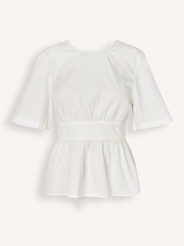 Modstrom Aika organic cotton top - Wit Ontdek de Aika organic cotton top van Modstrom in de kleur Wit bij Orangebag. Op werkdagen voor 21:45 besteld, morgen in huis.