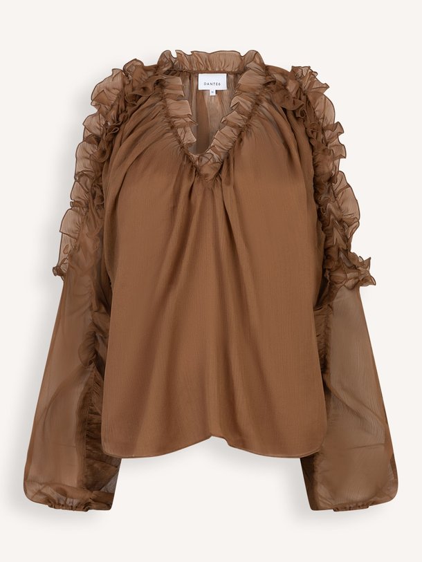 Ontdek de Harmony geweven top van Dante 6 in de kleur Bruin bij Orangebag. Op werkdagen voor 21:45 besteld, morgen in huis.