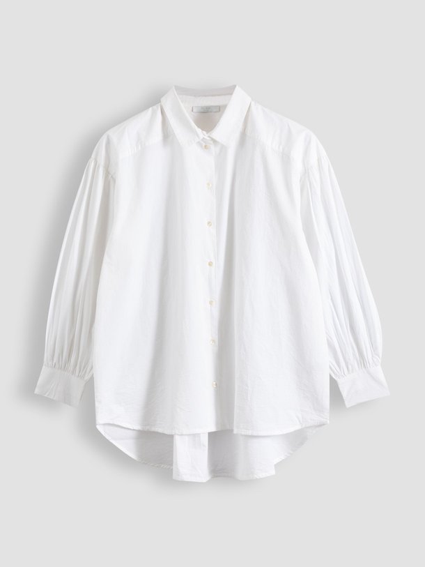 By-Bar Sarah Long - Katoenen Blouse - Wit Ontdek de Sarah long katoenen blouse van By-Bar in de kleur wit bij Orangebag. Op werkdagen voor 21:45 besteld, morgen in huis.