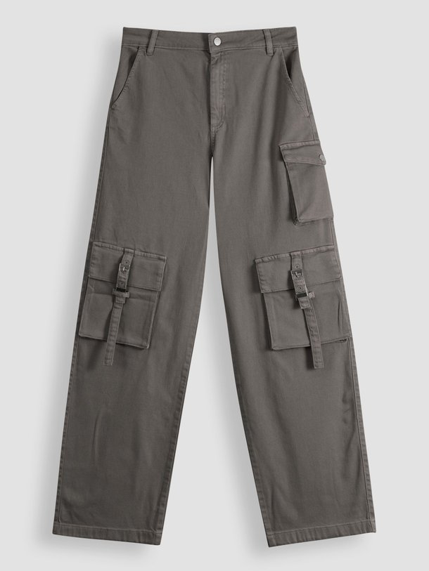 Ontdek de Mirza katoenmix cargo broek van Gestuz in de kleur grijs bij Orangebag. Op werkdagen voor 21:45 besteld, morgen in huis.
